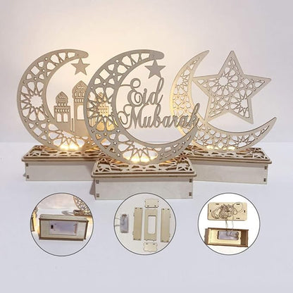 Eid Mubarak LED String Ornament Lights