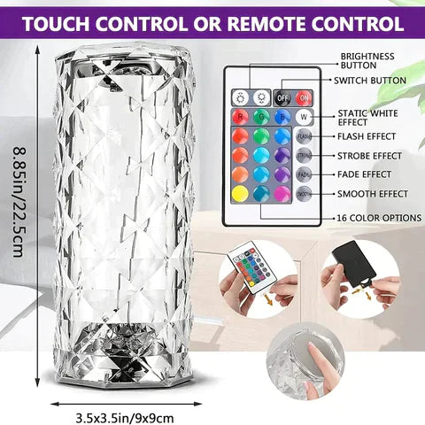 Crystal Touch Lamp