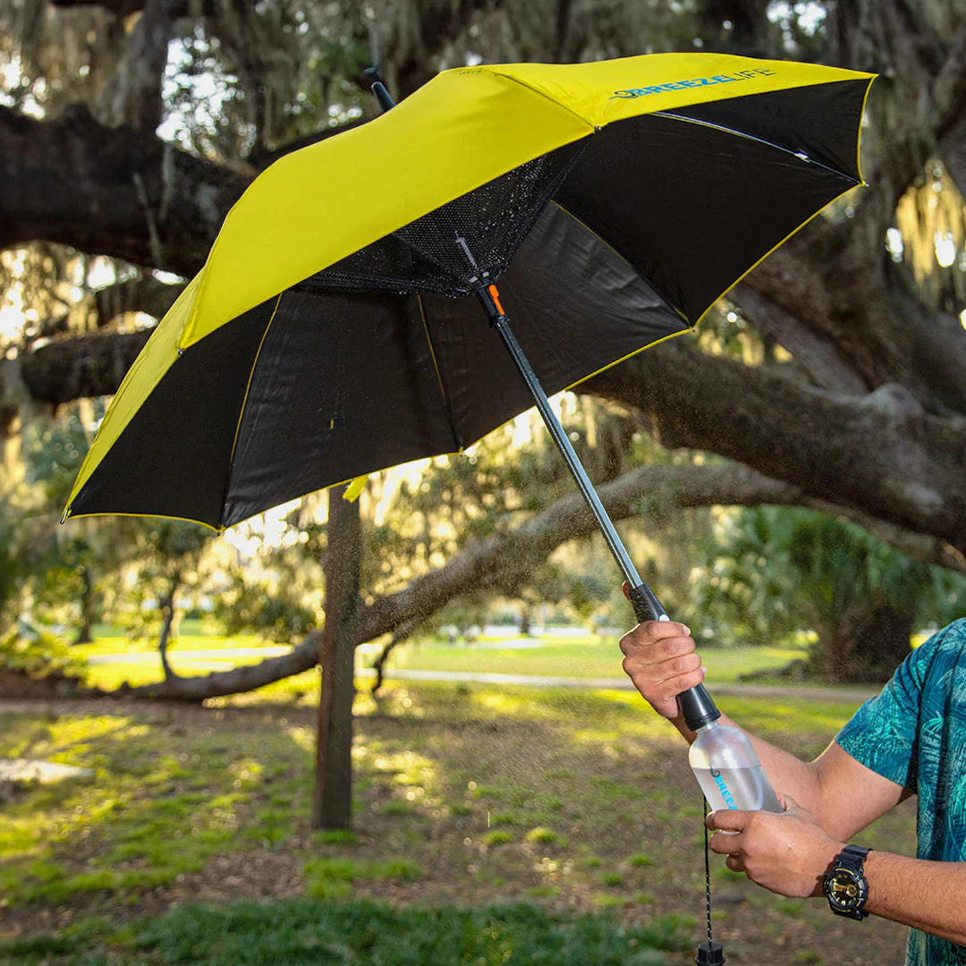 Sun Umbrella with Fan and Mister