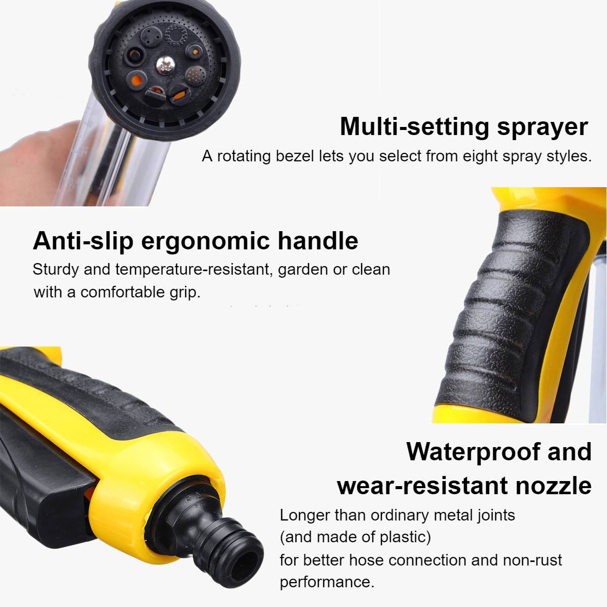 Multifunctional High Pressure Car Wash Foam Water Gun