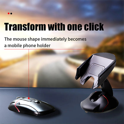 Rotating Car Phone Holder Mouse Shape