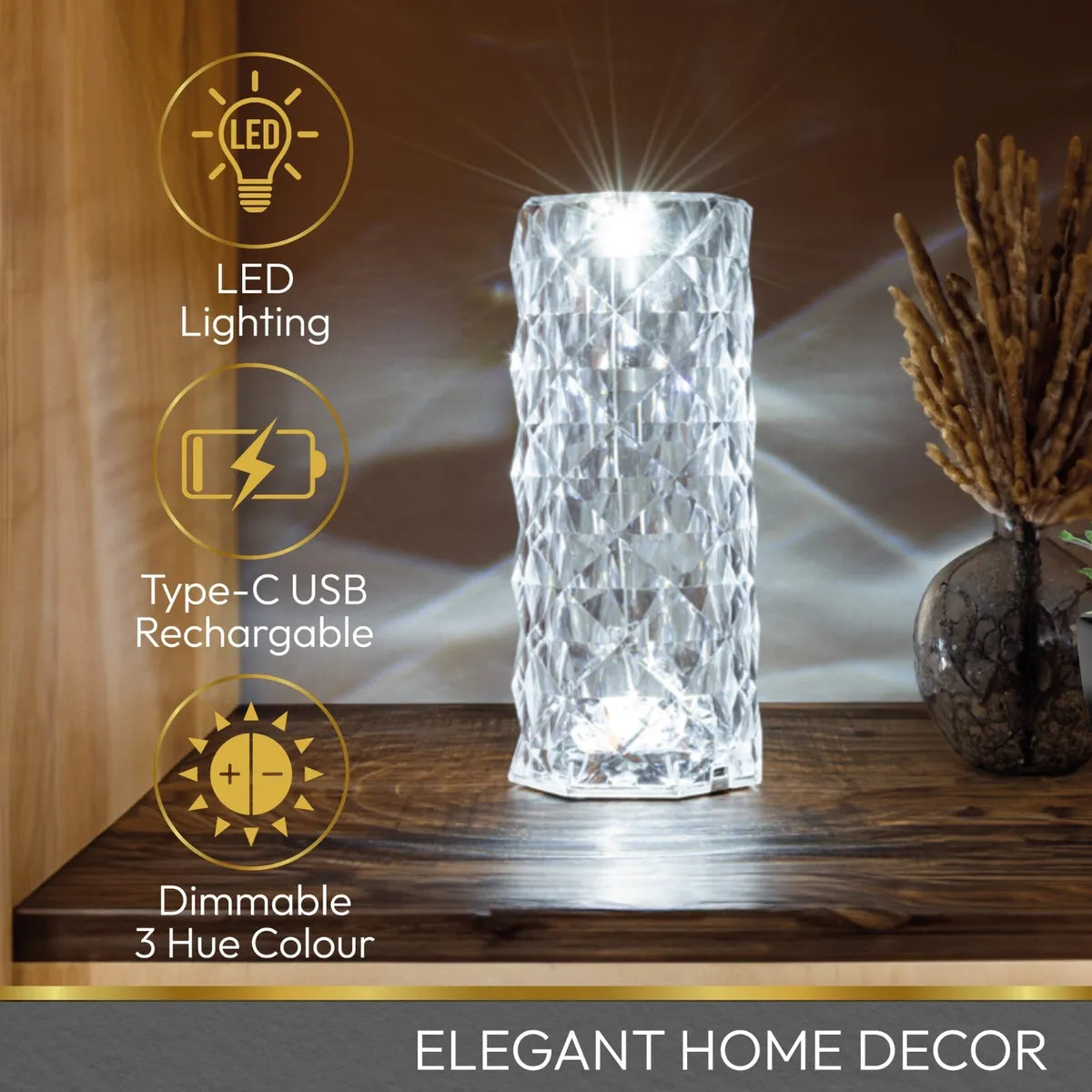 Crystal Touch Lamp